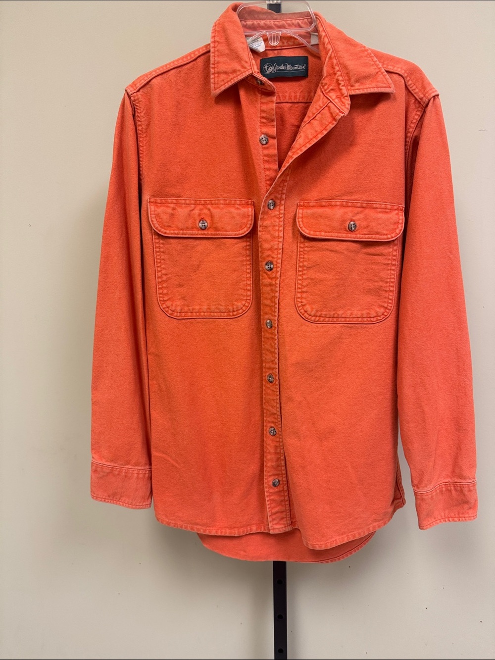 Gander Mountain Orange Men's Button-Up Shirt